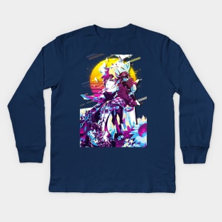 Rin Okumura - Ao no Exorcist (Blue Exorcist) Kids Long Sleeve T-Shirt